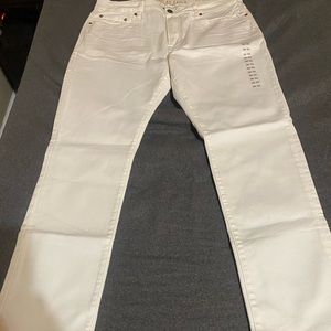 NWT 36x30 American Eagle white slim jeans